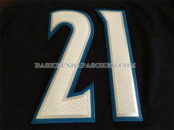 Maillot Manche Courte Minnesota Timberwolves Garnett Noir